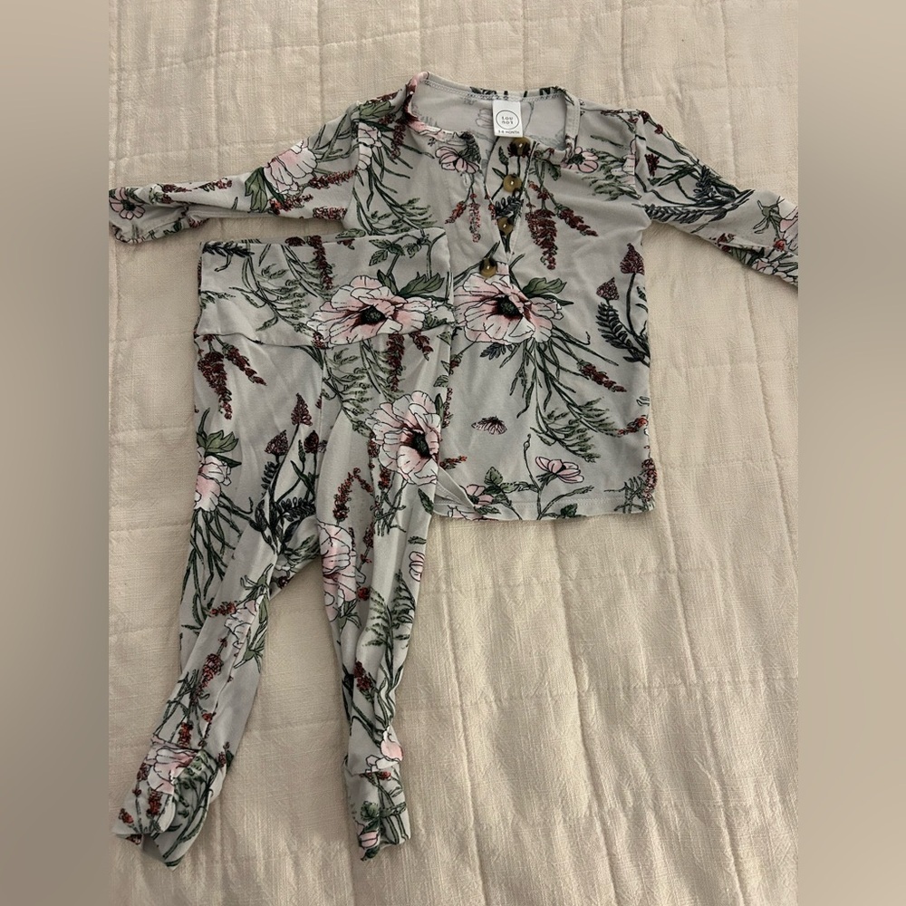 Lou Lou matching floral set